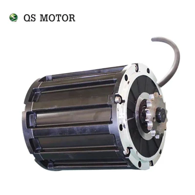 QS 120 2kw 72V60kph MID Drive Motor with Belt Driven 2000W